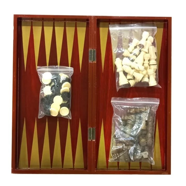 شطرنج خشب وسط